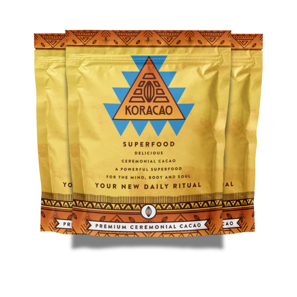 Koracao Ceremonial Cacao – High Flavanol - Coffee Alternative - Mood, Energy & Longevity Superfood - 1LB