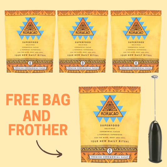 Buy 3 + Get A Free Frother & Free Koracao Bag- 1800g