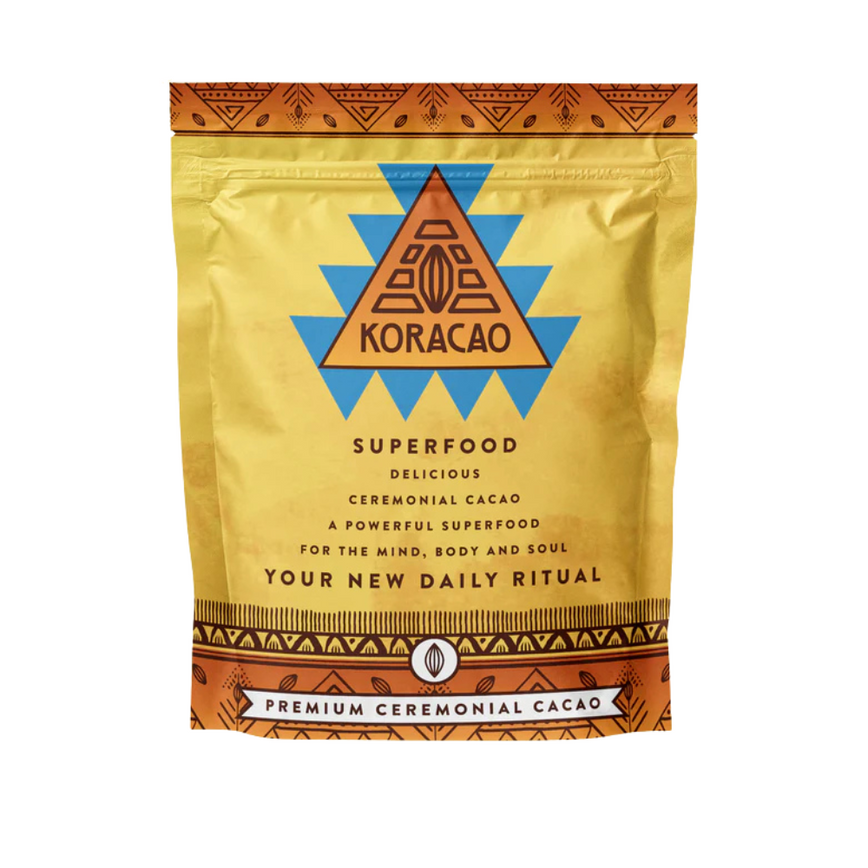 Koracao Ceremonial Cacao – High Flavanol - Coffee Alternative - Mood, Energy & Longevity Superfood - 1LB
