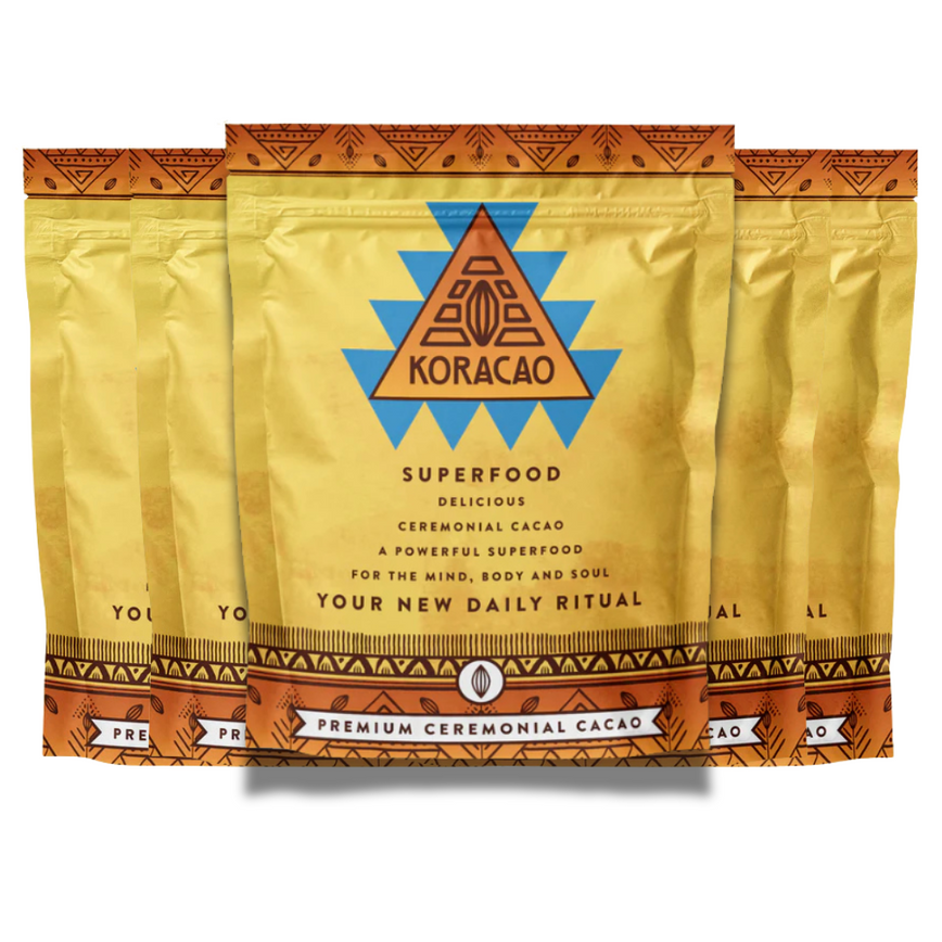 Koracao Ceremonial Cacao – High Flavanol - Coffee Alternative - Mood, Energy & Longevity Superfood - 1LB